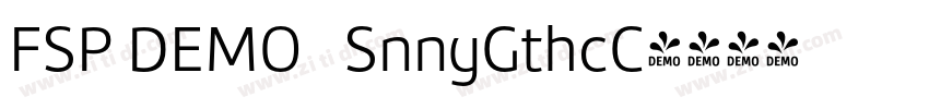 FSP DEMO   SnnyGthcC字体转换